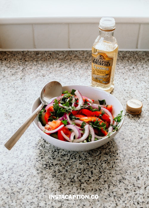 Simple Salad Captions For Instagram