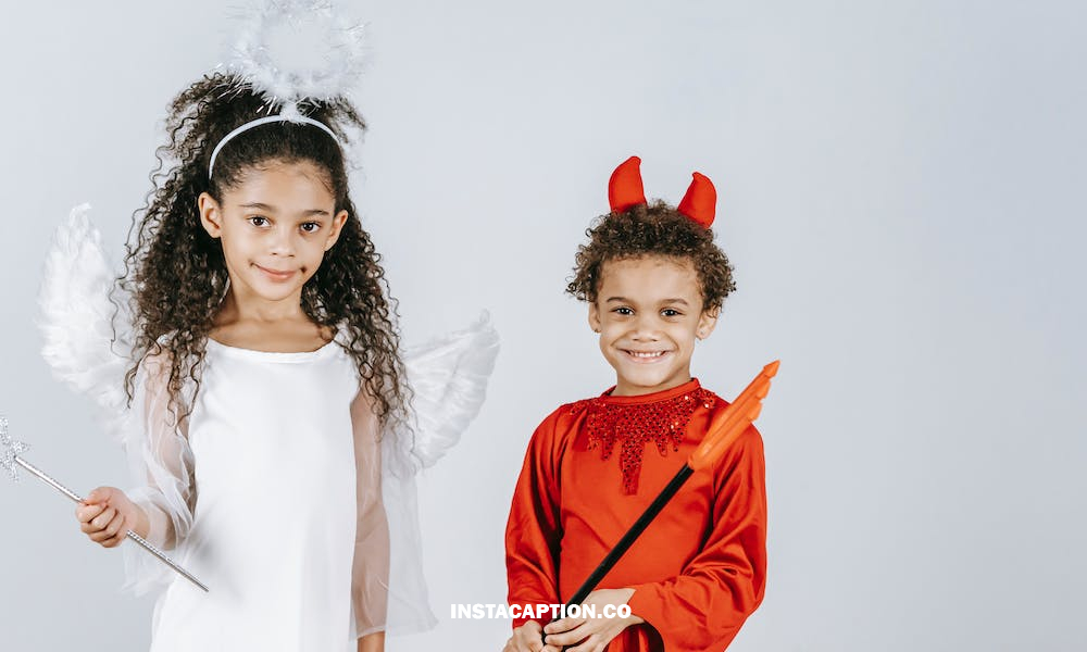 Angel And Devil Captions For Instagram