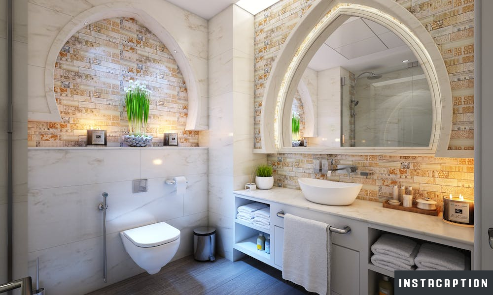 Bathroom Captions For Instagram