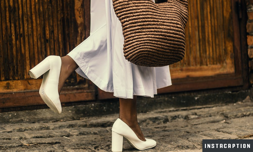 White Dress Captions For Instagram