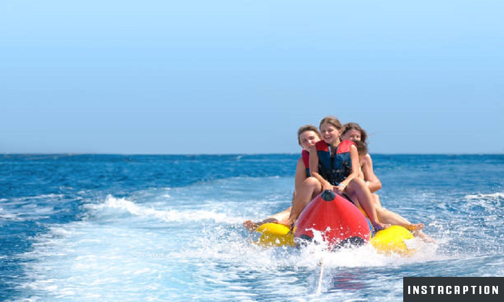 Banana Boat Ride Captions For Instagram