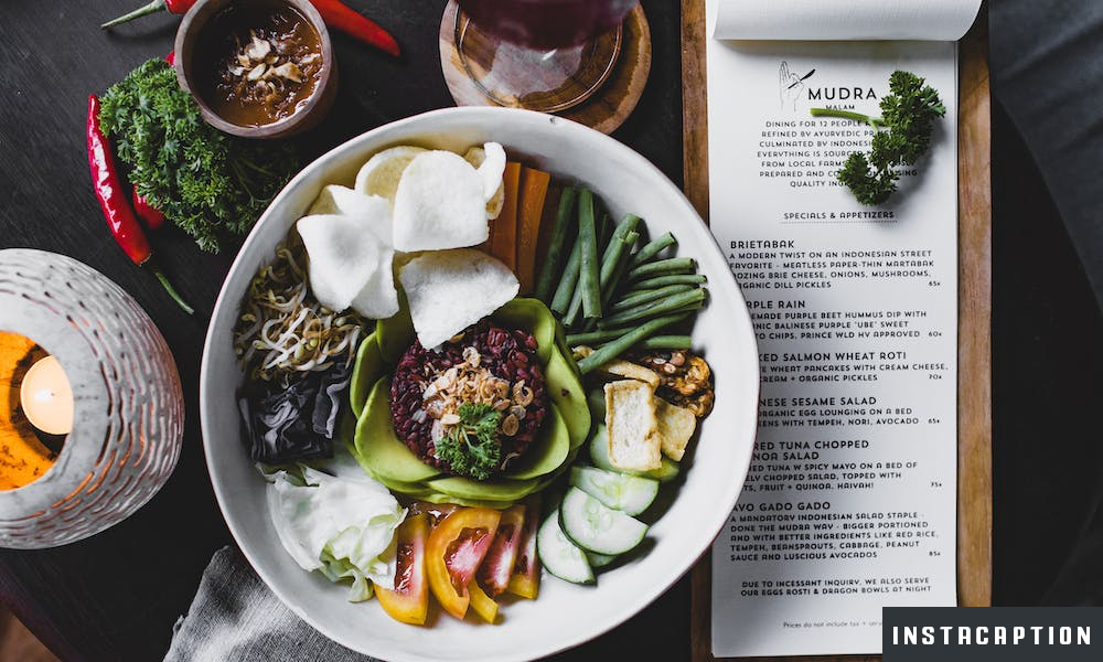 Food Menu Captions For Instagram
