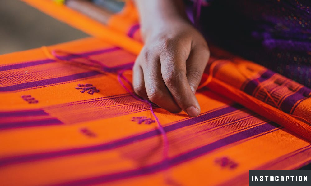 Hand Embroidery Captions For Instagram