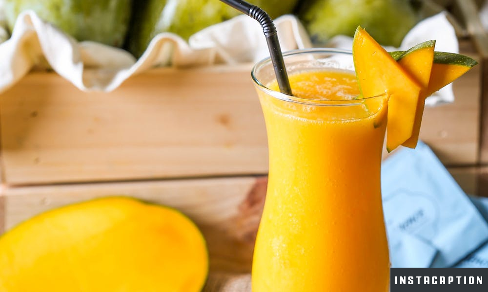 Mango Juice Captions For Instagram