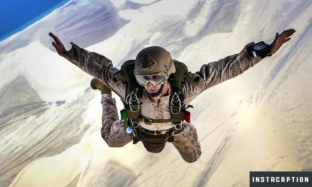 Skydiving Captions For Instagram