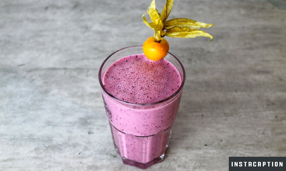 Smoothie Captions For Instagram